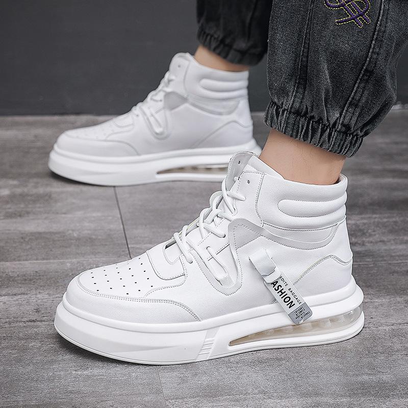 

Нишевая мужская обувь осенне-зимняя белая обувь спортивная и любительская обувь на воздушной подушке модная обувь для скейтбординга персонализированная универсальная обувь Вэньчжоу 43