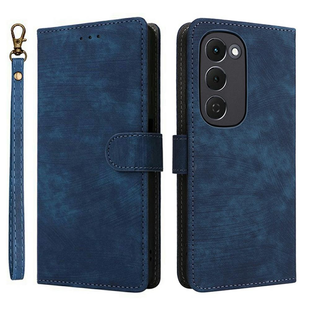 For TECNO Spark 40 Pro+ 4G KM7 Case Wallet RFID Blocking PU Leather Phone Cover Stand with Strap