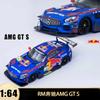 Модель носорога 1:64 Модель Автомобіля Mercedes-Benz AMG GT S Модифікований Racing Red Bull Verstappen Зі Сплаву Колекція
