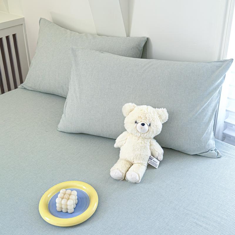 2pcs Pillowcase 100% Cotton Pillow Cover Stripe Style Pillowsham 48x74cm Pillow Case Home Bed Soft Pillowslip Fundas De Almohada