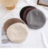 Spring & Autumn Large Head British Casual Style Beret - Women's Versatile Fashion Trend, Slimming Look
