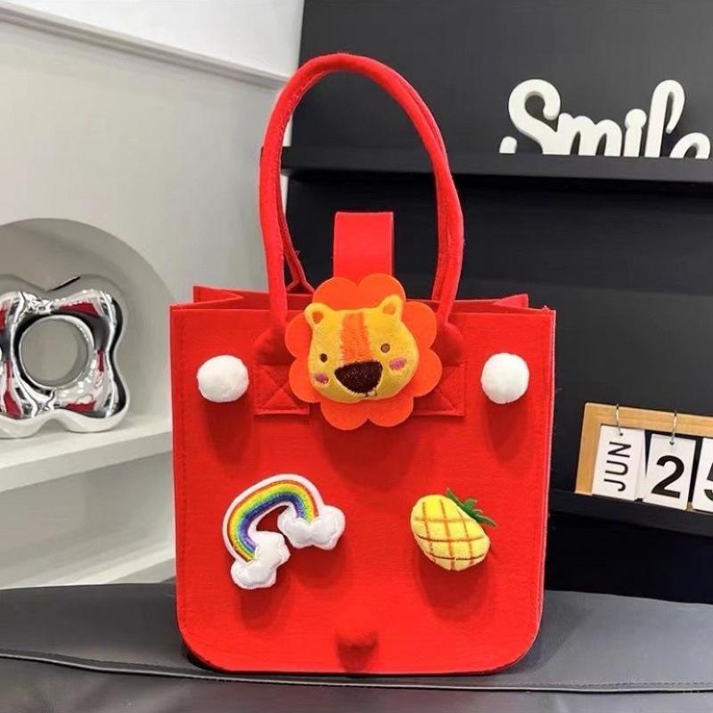 Cute Cartoon Handbag: Perfect Gift & Convenient Shopping Tote for Moms