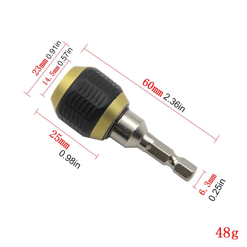 

Large Head Pop-up Quick Release Self-locking Hexagonal Handle Extension Rod Electric Drill Driver Conversion Screwdriver Tool Hexagonal