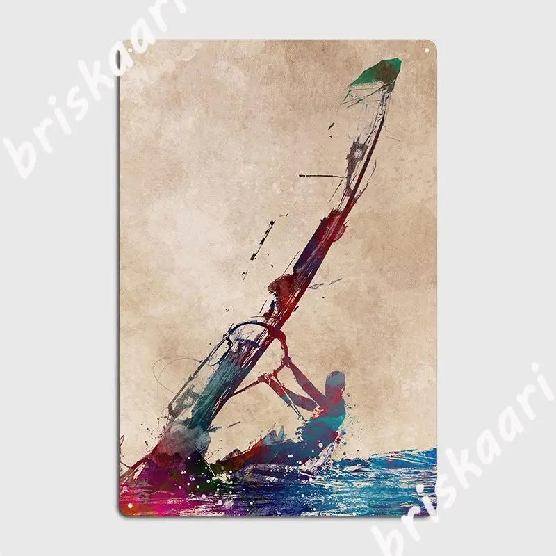 

Windsurfing Sport Art Windsurfing Sport Metal Sign Pub Bar Cave Plaques Vintage Tin Sign Poster 20x30cm