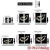 Set Of 2 Flat Printing Curtains Without Rod Halloween Bat Silhouette Holiday Easter Printed Versatile Polyester Made