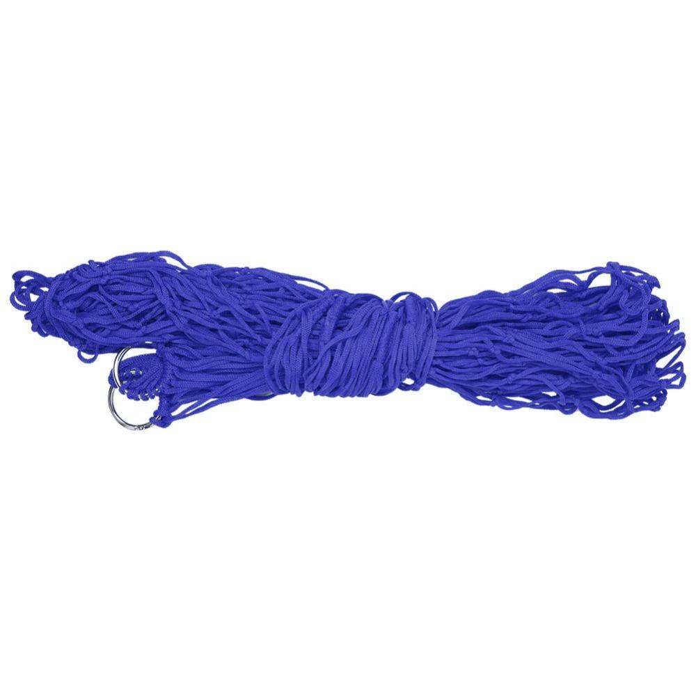 

Strong Load-Bearing Capacity Swing Hanging Bed Smooth Net Swing Hanging Rope Hammock Hiking синий