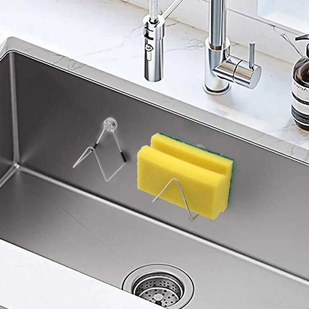 Multi-functional Drain Rack Easy To Install Scrubber Hanger NEW Sponge Holder  Kitchen