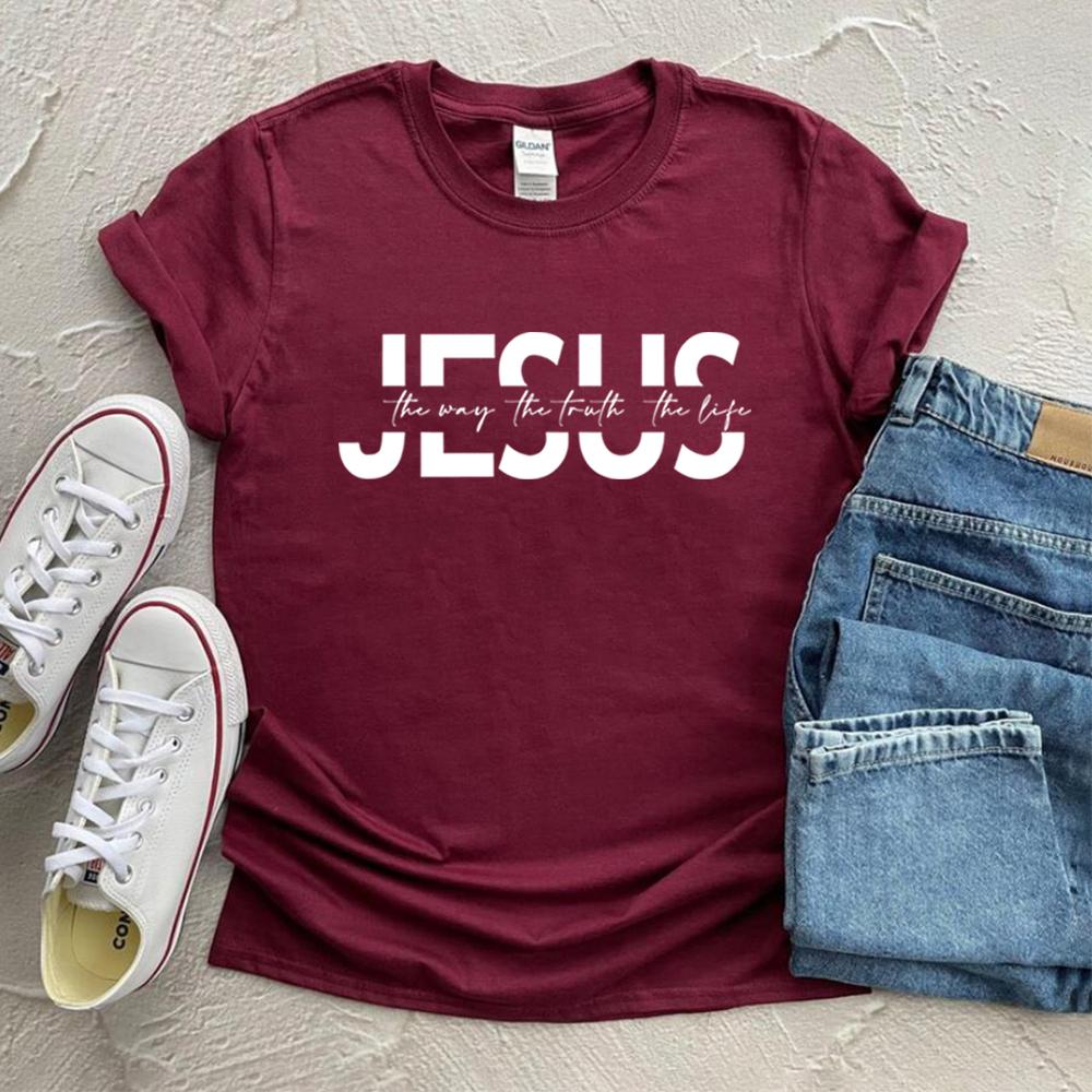 Jesus Tshirt Christian Religious Shirt Bible Verse Tees Motivational Christian Shirts Jesus Faith Tshirt Vintage Aesthetic Tops