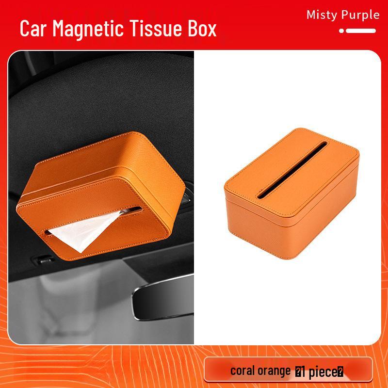 Xiaomi YU7 Car Magnetic Tissue Box Holder - Original Interior Style