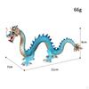 Hand Painted Chinese Dragon Figurine Simulation Shape Model Toy