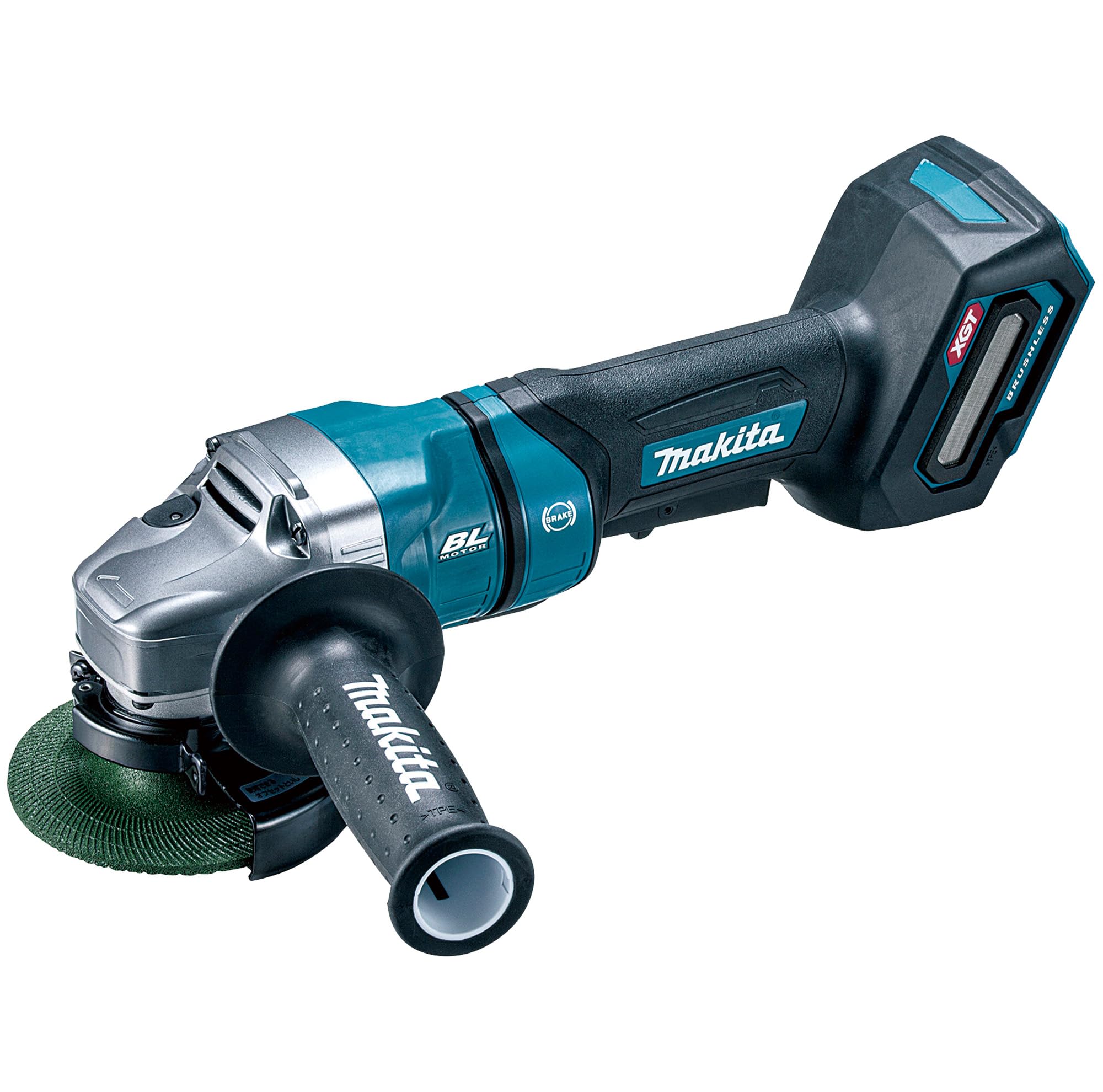 

Makita 100mm Rechargeable Disc Gray 40Vmax Sold Separately GA052GZ Battery/Charger синій