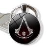 Assassin's Creed Metal Embossed Ring Keychain Pendant