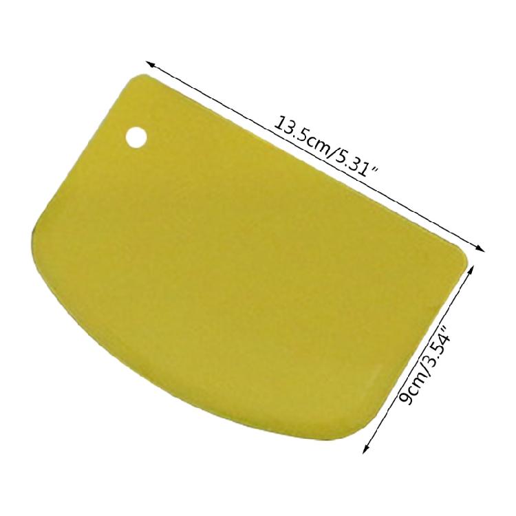 Grattoirs Alimentaires pour Pâte à Pain Gâteau Fondant Glaçage Grattoir de Plan de Travail Polyvalent Cadeau