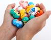 6/12/24 PCS Mini Roly Poly Toys Set Colorful Self-Righting Tumbler Fidgets for Stress Relief Office Desk Decor Classroom Rewards