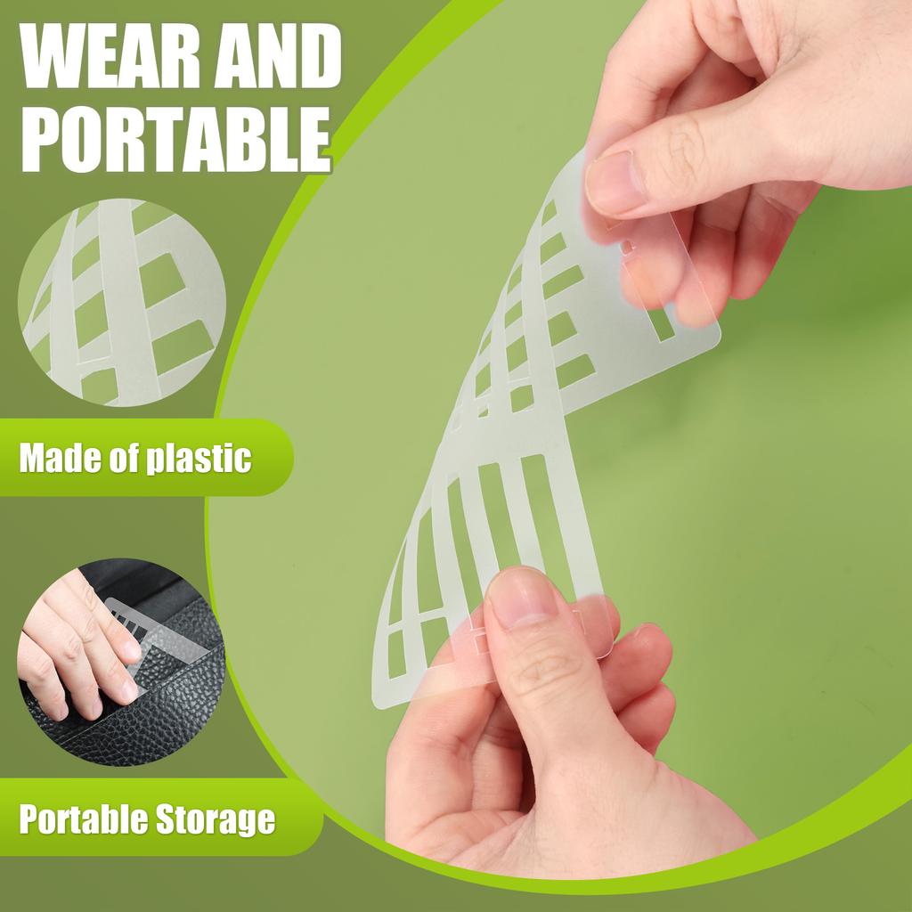 18Pcs Planner Stencil Set Handmade Flexible Record Template DIY Journal Scrapbooking Plastic Stencil for Traveling Daily Use