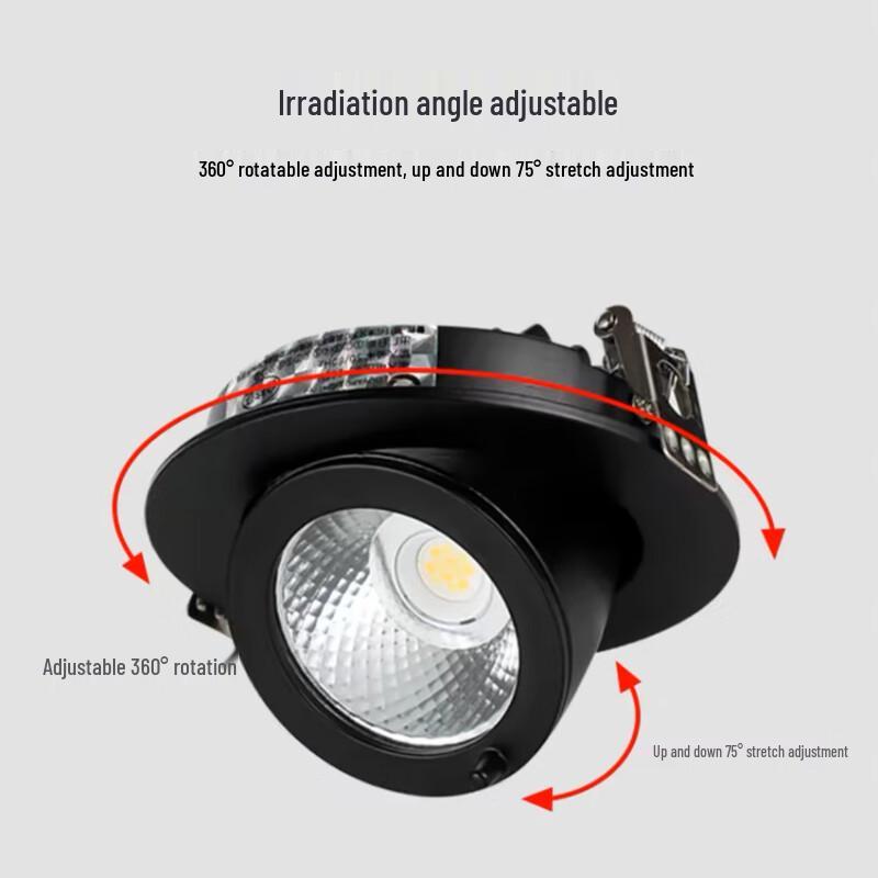 Xuan Yong 18W Adjustable COB Embedded Spotlight