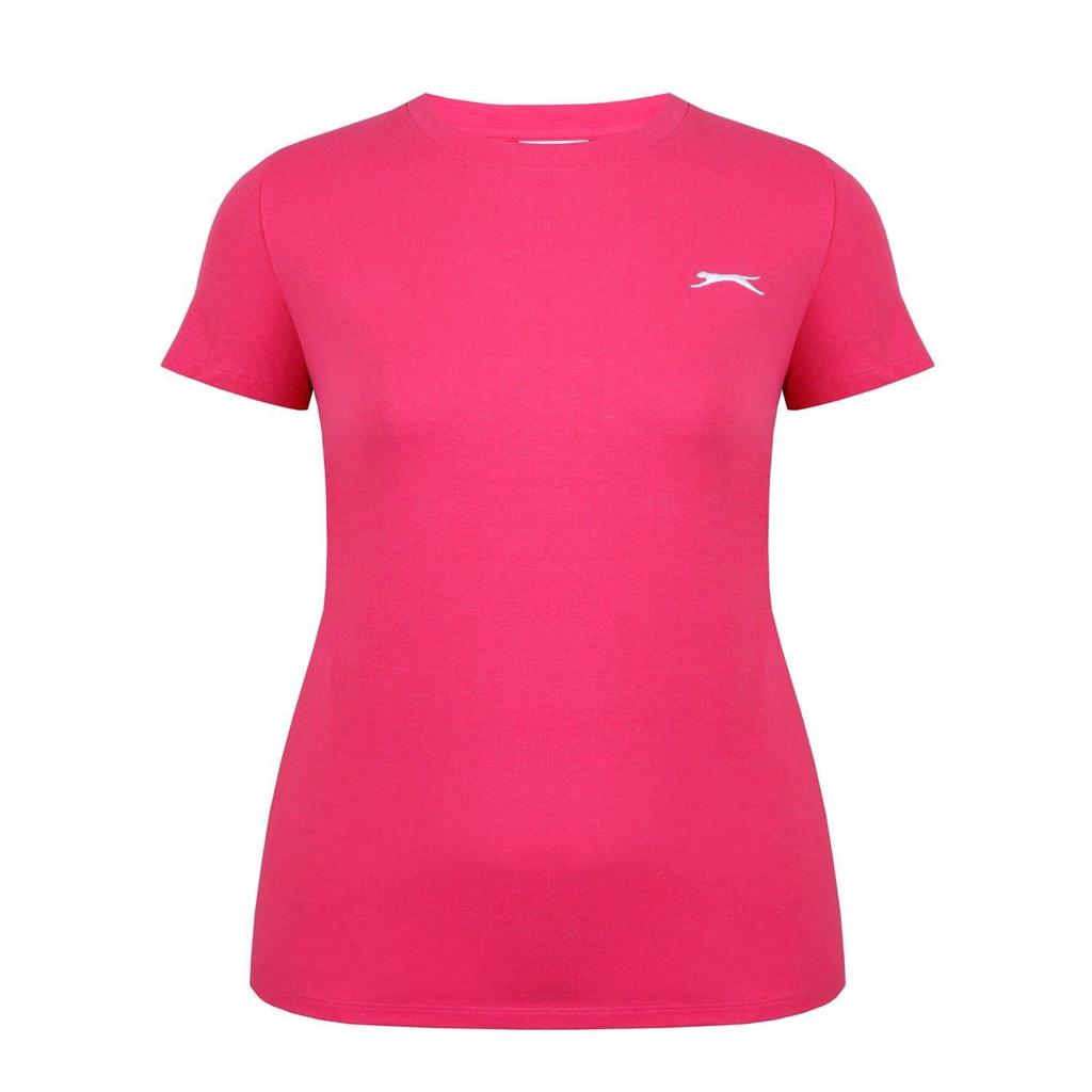 Slazenger Womens/Ladies Plain Crew Neck Fitted T-Shirt