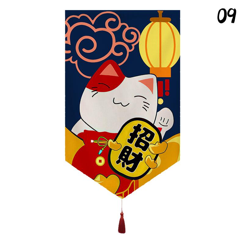 Japanisches Restaurant Dekor Kurzer Türvorhang Küche Sushi-Laden Hängender Halbvorhang Izakaya Banner Eingangsbereich Küchenabtrennung