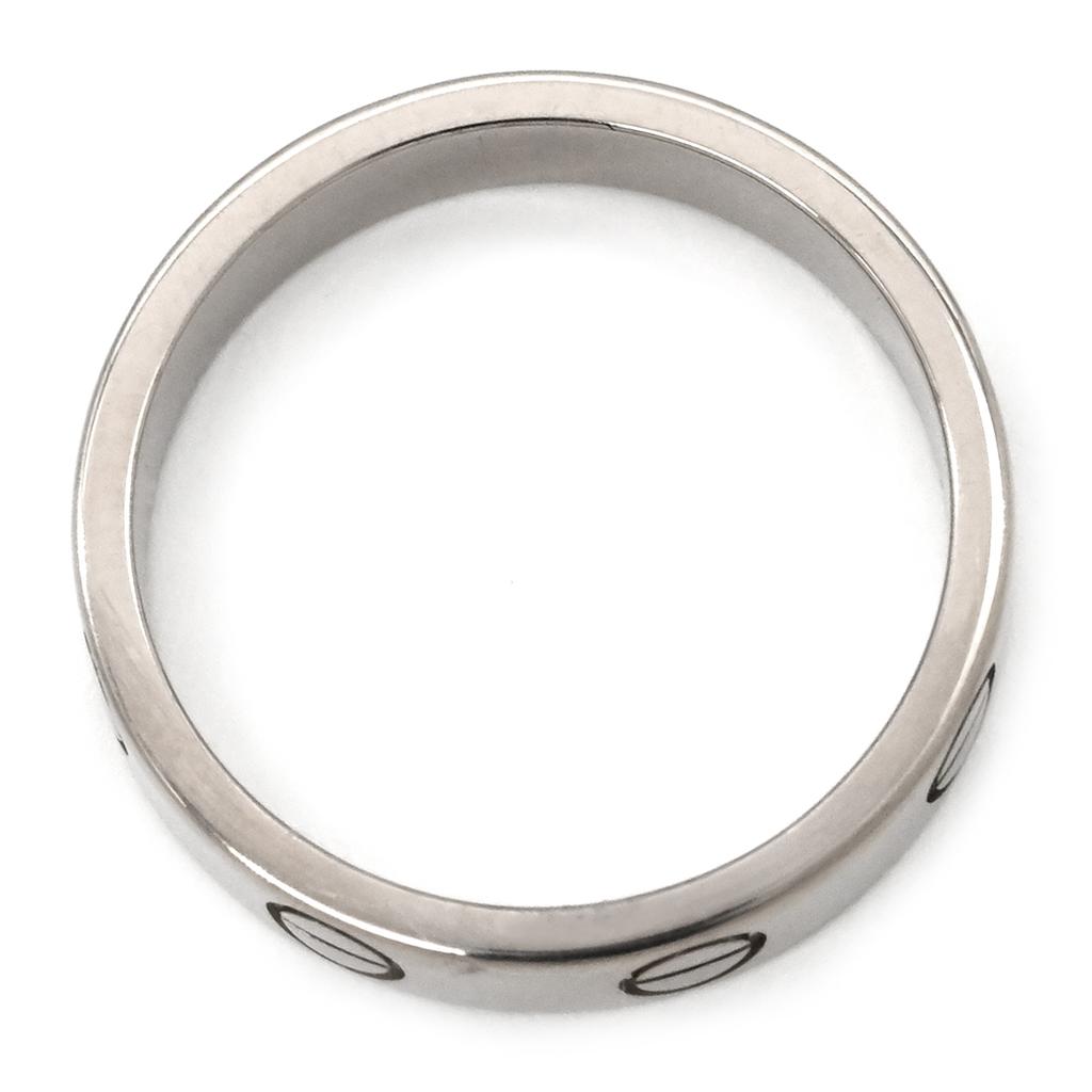 Cartier B4085100 Love LOVE Mini Love ringRing Ring K18WG #8(JP Size) Array
