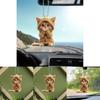 Cat Acrylic Car Accessory With Christmas Tree Decor For Auto Interior Decoration