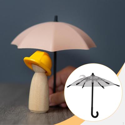 Doll Umbrella Dollhouse Accessory Handcraft Craft for Indoor Outdoor