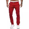 Oufier Herren Hose mit geradem Bein Lässige Sommer Basic Baumwollhose