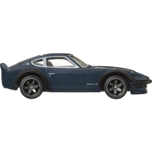 Hot Wheels Car Culture Japan Historics 4 Nissan Fairlady Z Vehicle Toy Mini Car Ages 3 and Up Navy HRV86