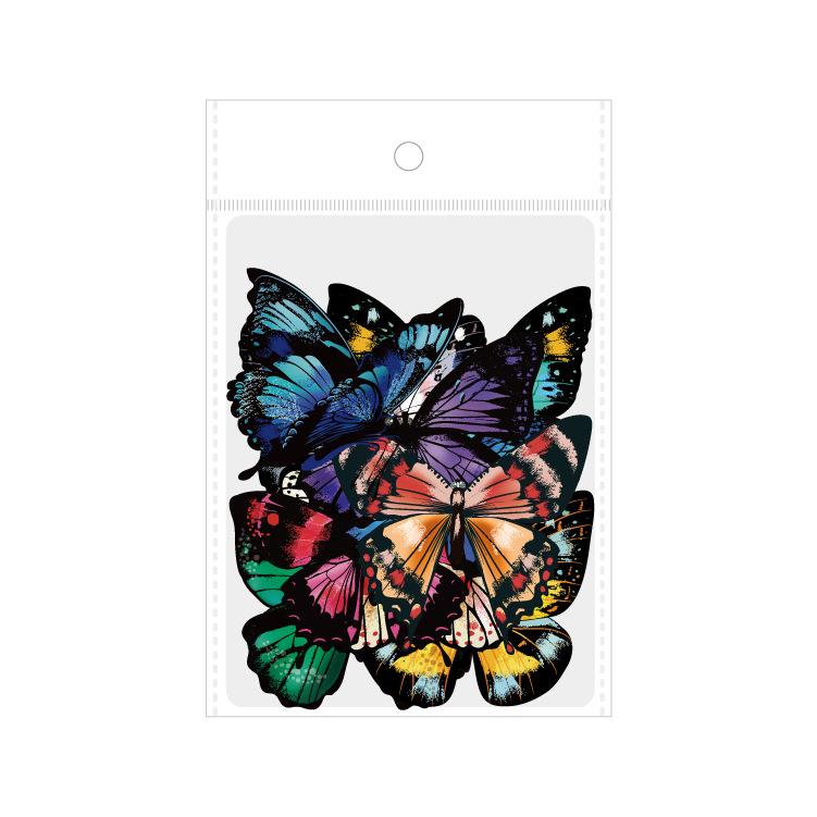 4 styles 30 pcs Creative alien butterfly Dragonfly sticker Scrapbooking Decoration Collage Journal Diary Diy Sticker Stationery