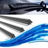 BOSCH Aero Twin Wiper Replacement Rubber Compatible Size Replacement Set Natural Rubber Driver Passenger