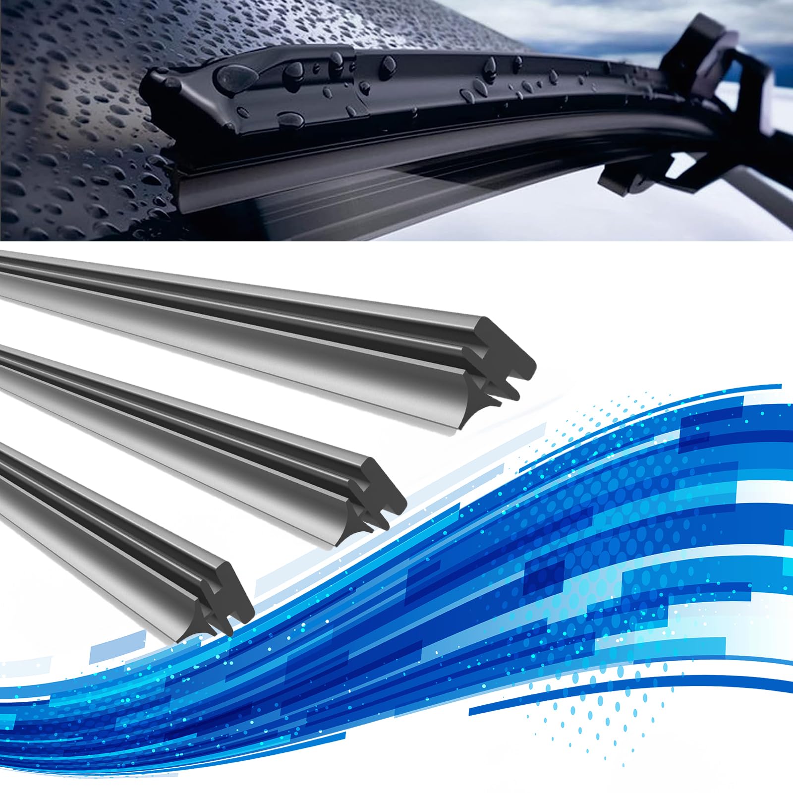 

BOSCH Aero Twin Сменные резинки для дворников Совместимый размер Комплект для замены Натуральная резина Водитель Пассажир