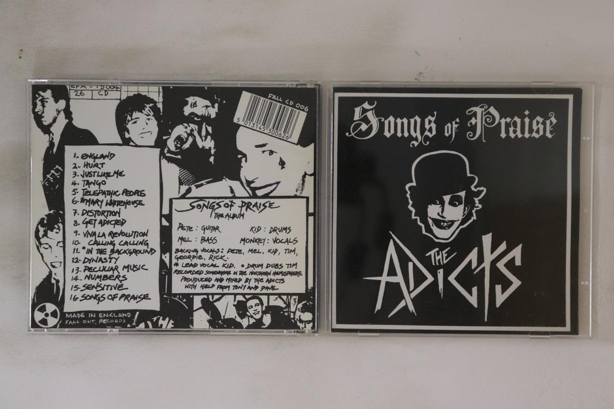 

CD ADICTS - Songs Of Praise FALLCD006 FALLOUT 1993 UK Rock Used