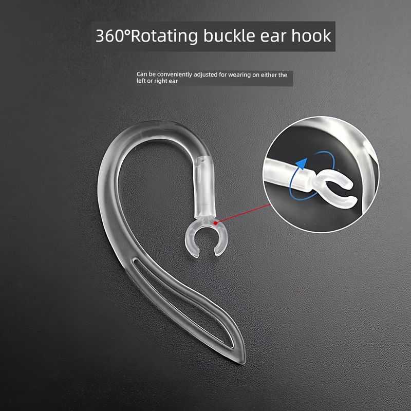 Ear-Hook Walkie-Talkie Anti-Drop Ear Hook, Universal Mini Handheld Radio Comfortable Soft Silicone Cover Hook Accessory