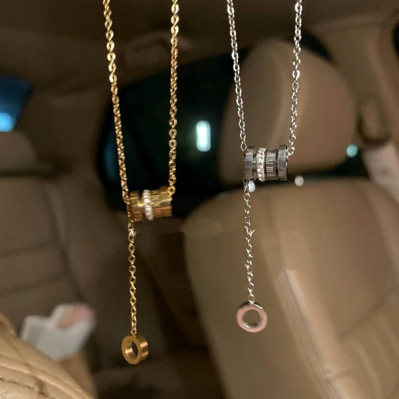 Titanium Steel Non-fading Small Waist Necklace Women's Summer Niche Design Accessories Collarbone Chain Pendant