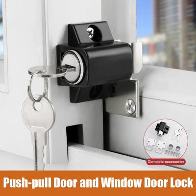 Screen Window Fixed Buckle Anti-theft Push-pull Window Limiter Window Lock Push-pull Door and Window Door Lock Guard Lock