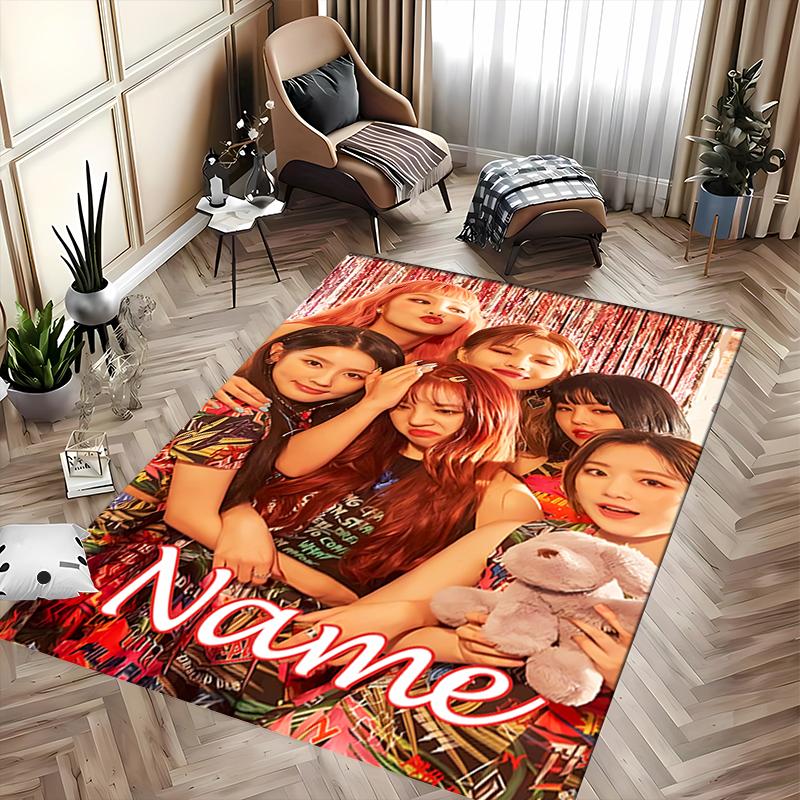Custom personalization (G)I-DLE Area Rug - Perfect For Kitchen, Bathroom,Laundry Room Decor Large Size Available,Gift All Seasons