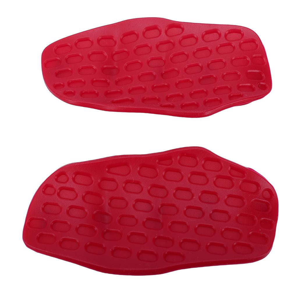 Non Slip Workout Grips Rubber Deadlifts Palm Protectors Pull Up   Ergonomic Finger Sleeve Pads Gym Fitness Gloves for Men Women Training Red
