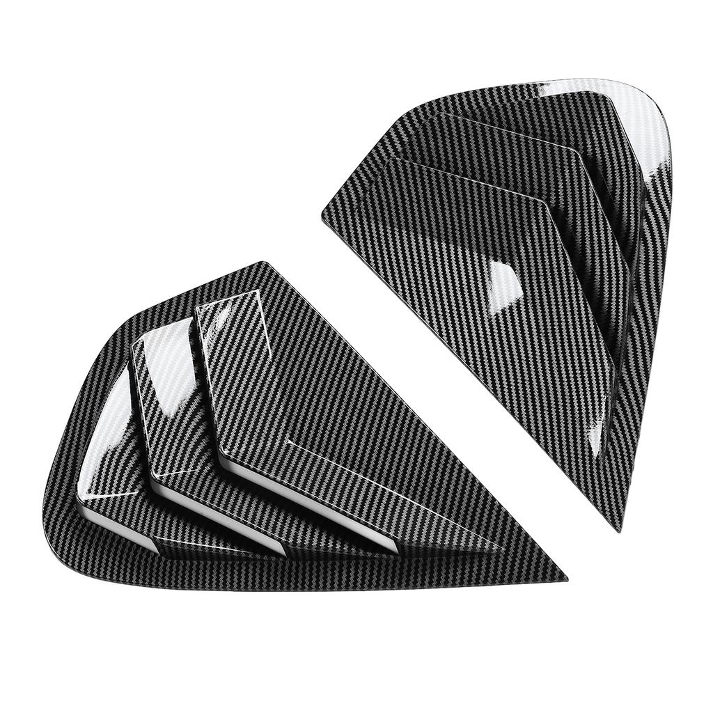 2 Pcs Rear Side Window Louver   Side Window Louvers Shutter Panel Trim for X6 E71 E72 2008 To 2014