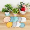 1 Pc Durable Plastic Resin Plant Saucer Drip Trays Plastic Tray Saucers Indoor Outdoor Thickened Flower Pot Garden Tool