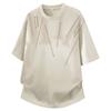 Short-sleeved T-shirt, Round Neck, Half-sleeved Bottoming Shirt, Plus Size Men's Top