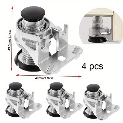 4pcs Adjustable Feet Cabinet Pads Furniture Levelers Outdoor Furnitures Furniture Leg
