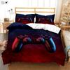 Cool E-Sports Game Controller 3d Printed Quilt Cover Children's Gift Bedding Set Quilt Cover Pillowcase Three-Piece Set