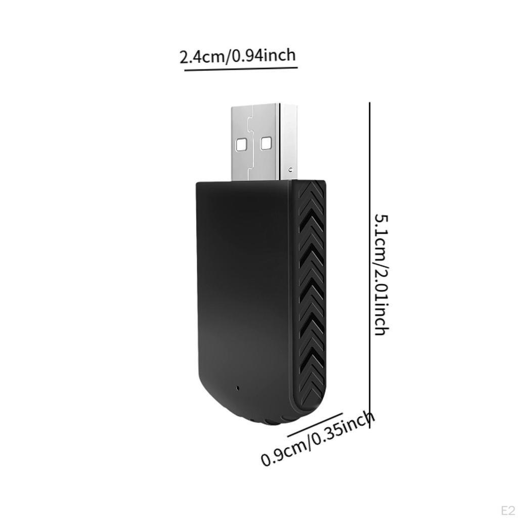 Mini Adapter Auto Connect Box Outdoor Travel Low Latency Converts Wired to High Reliability