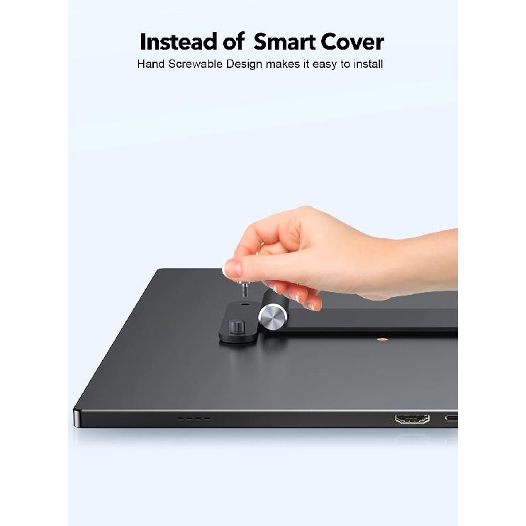 UPERFECT Portable VESA Monitor Stand with Hand Screw 7 to 17.3 inch Freestanding VESA Monitor Desk Mount With Swivel/Tilt/Rota