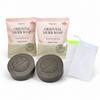 Hipju Senior Body Odor Care Noneral Herbal Handmade Soap Foaming Net Gift for Parents with Dry Skin 90g 2 Pcs