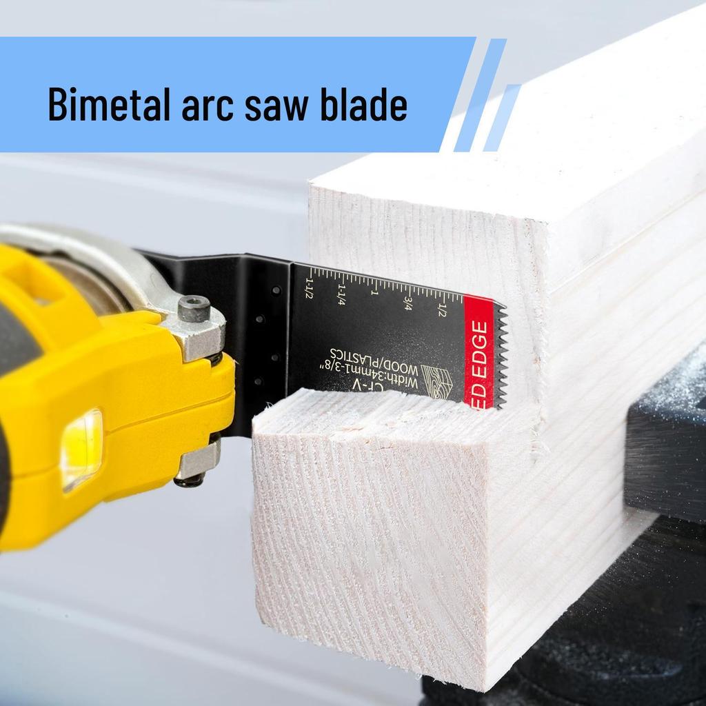 20-Piece Universal Oscillating Saw Blade Set with Arc-Shaped Multi-Functional Quick Release Blades