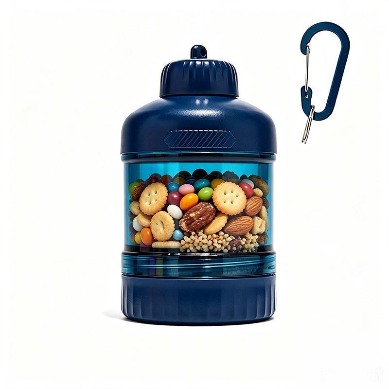 Protein Powder Dispenser Box With And Box For Food Storage Food - Grade Pc, Suitable For Gym Exercise Transparent