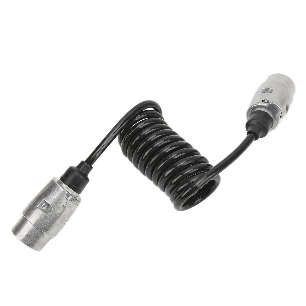 Anhängerstecker Verlängerungskabel 2 Meter 7-polig Metall Europäischer Standard Autozubehör