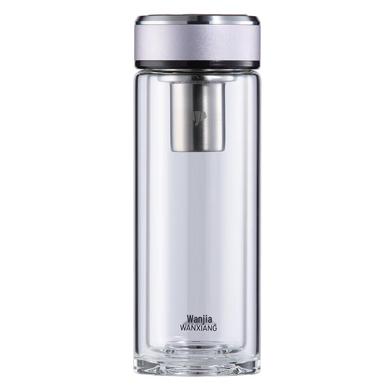 Double Wall Glass Tea Infuser Bottle