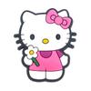 Hello Kitty Cat PVC Rubber Decorative Shoe Buckle - Flower Accessory 