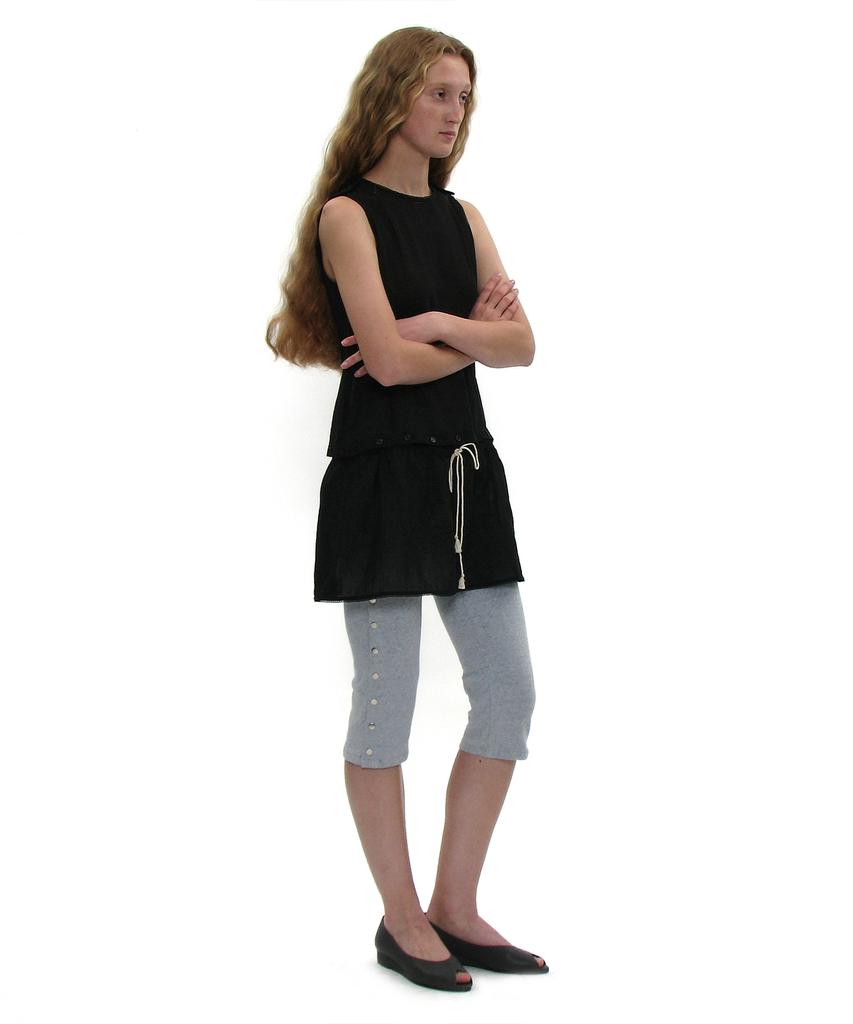 PARTIMENTO WOMEN 2 In 1 Transform Mini Dress_Black